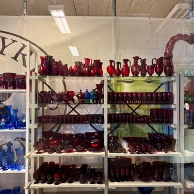 Monica Bratt glas vintage